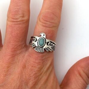Southwest Inspired Eagle Ring